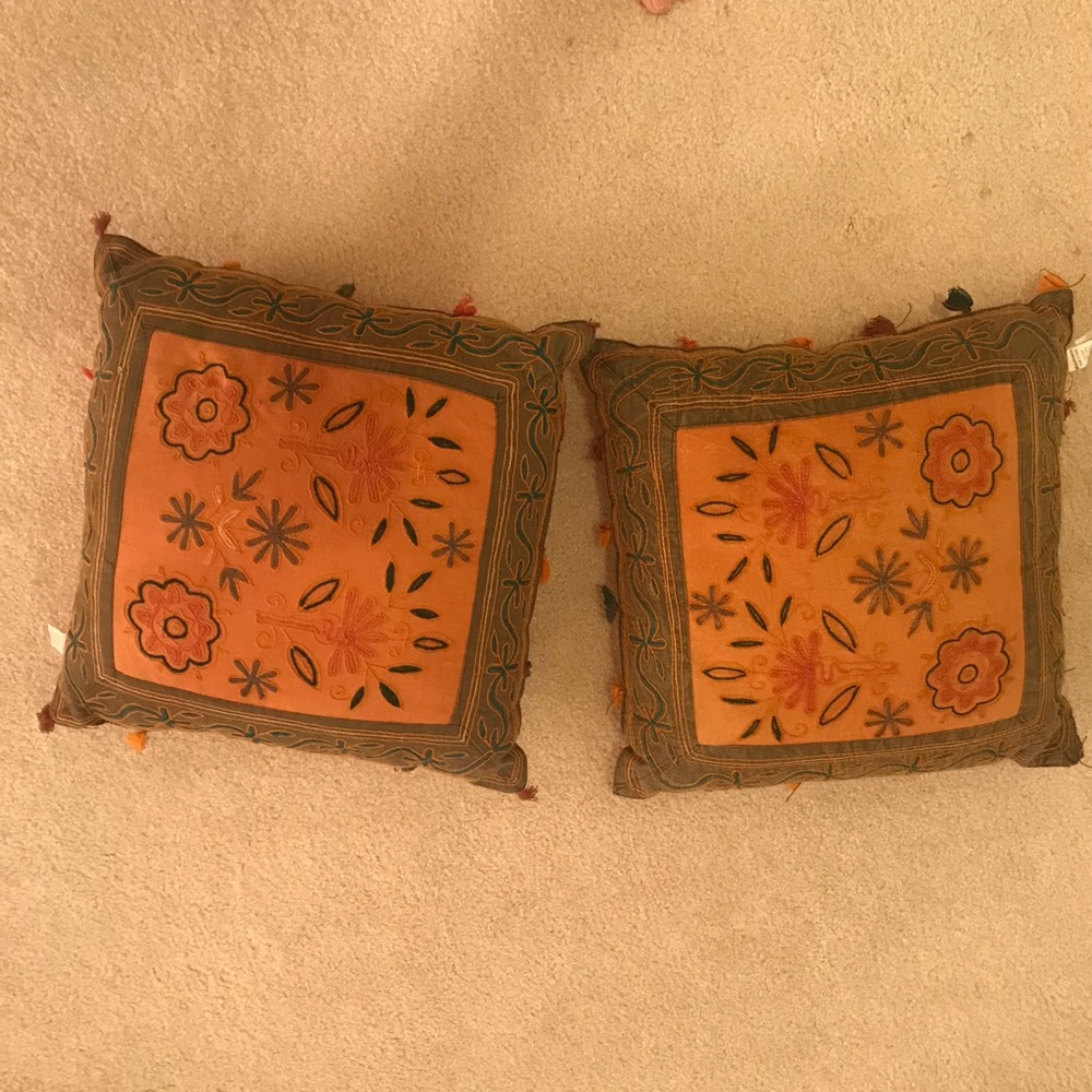 Two Throw pillows